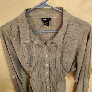 Torrid string-tie shirt